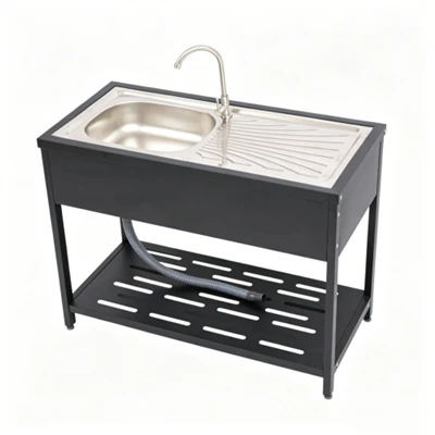Bar Grill Cart Sink